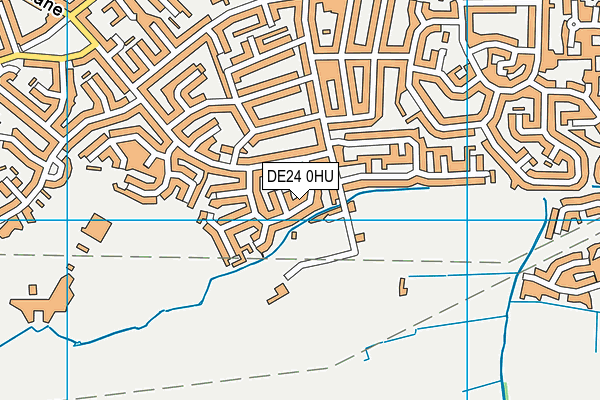 DE24 0HU map - OS VectorMap District (Ordnance Survey) DE24 0HU map - OS VectorMap District (Ordnance Survey)