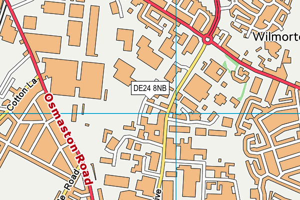DE24 8NB map - OS VectorMap District (Ordnance Survey) DE24 8NB map - OS VectorMap District (Ordnance Survey)
