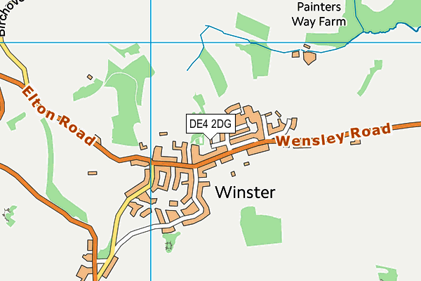 DE4 2DG map - OS VectorMap District (Ordnance Survey) DE4 2DG map - OS VectorMap District (Ordnance Survey)