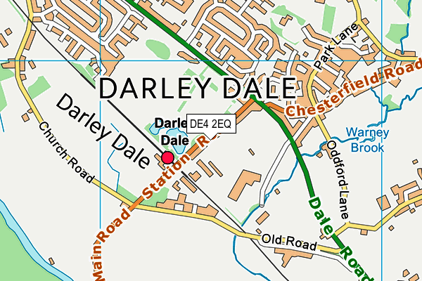 DE4 2EQ map - OS VectorMap District (Ordnance Survey) DE4 2EQ map - OS VectorMap District (Ordnance Survey)