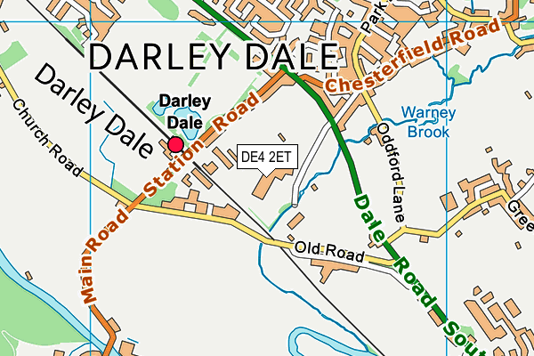 DE4 2ET map - OS VectorMap District (Ordnance Survey) DE4 2ET map - OS VectorMap District (Ordnance Survey)