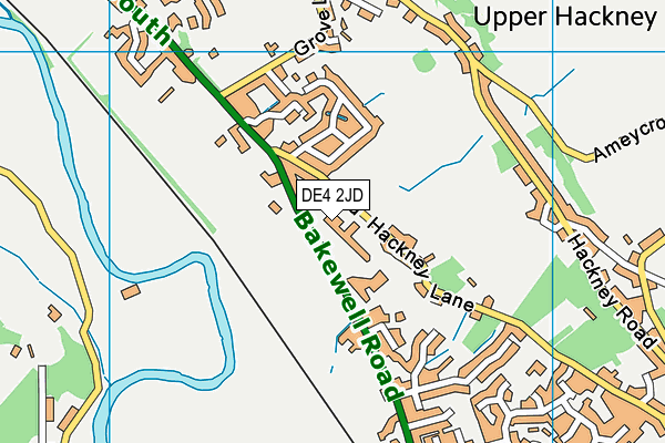 DE4 2JD map - OS VectorMap District (Ordnance Survey) DE4 2JD map - OS VectorMap District (Ordnance Survey)