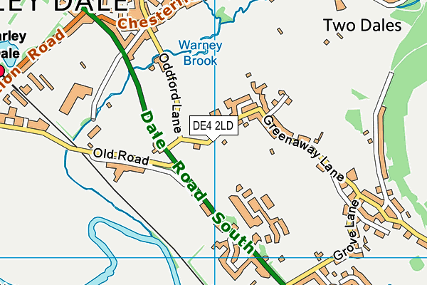 DE4 2LD map - OS VectorMap District (Ordnance Survey) DE4 2LD map - OS VectorMap District (Ordnance Survey)