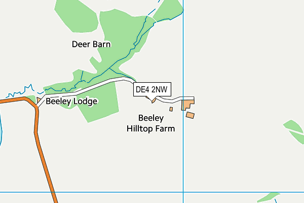 DE4 2NW map - OS VectorMap District (Ordnance Survey) DE4 2NW map - OS VectorMap District (Ordnance Survey)