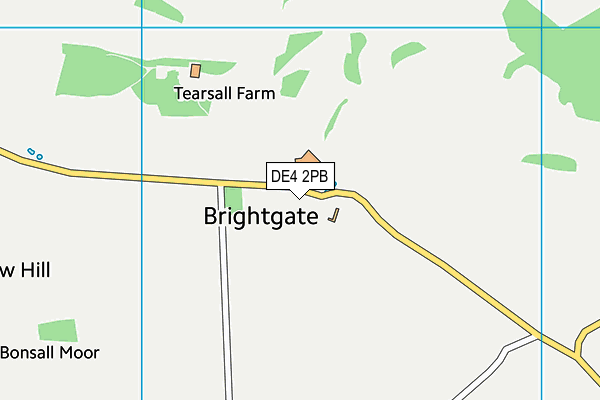 DE4 2PB map - OS VectorMap District (Ordnance Survey) DE4 2PB map - OS VectorMap District (Ordnance Survey)