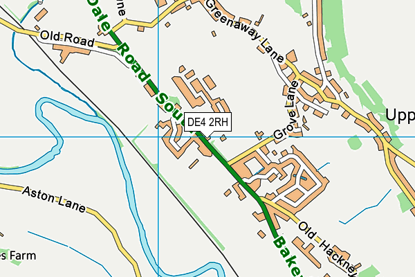 DE4 2RH map - OS VectorMap District (Ordnance Survey) DE4 2RH map - OS VectorMap District (Ordnance Survey)