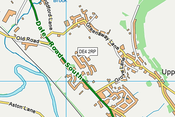 DE4 2RP map - OS VectorMap District (Ordnance Survey) DE4 2RP map - OS VectorMap District (Ordnance Survey)