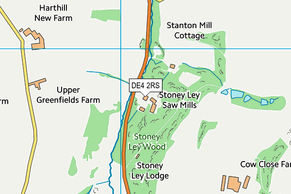 DE4 2RS map - OS VectorMap District (Ordnance Survey) DE4 2RS map - OS VectorMap District (Ordnance Survey)
