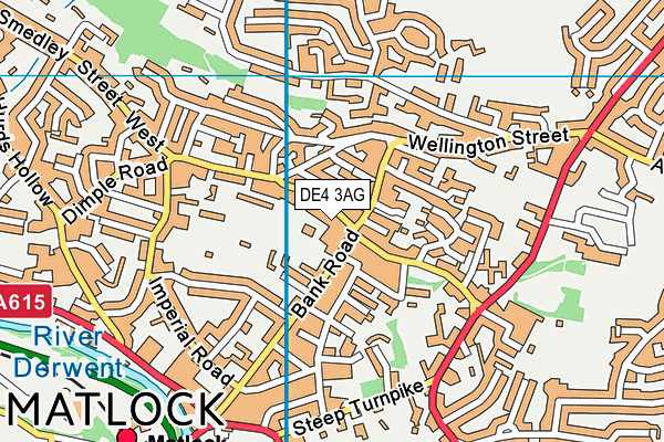 DE4 3AG map - OS VectorMap District (Ordnance Survey) DE4 3AG map - OS VectorMap District (Ordnance Survey)