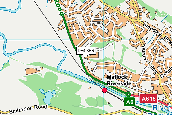 DE4 3FR map - OS VectorMap District (Ordnance Survey) DE4 3FR map - OS VectorMap District (Ordnance Survey)