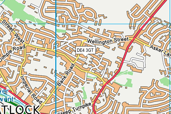 DE4 3GT map - OS VectorMap District (Ordnance Survey) DE4 3GT map - OS VectorMap District (Ordnance Survey)