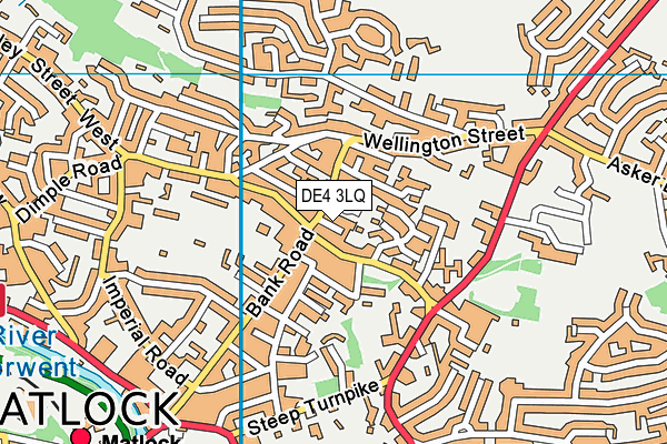 DE4 3LQ map - OS VectorMap District (Ordnance Survey) DE4 3LQ map - OS VectorMap District (Ordnance Survey)