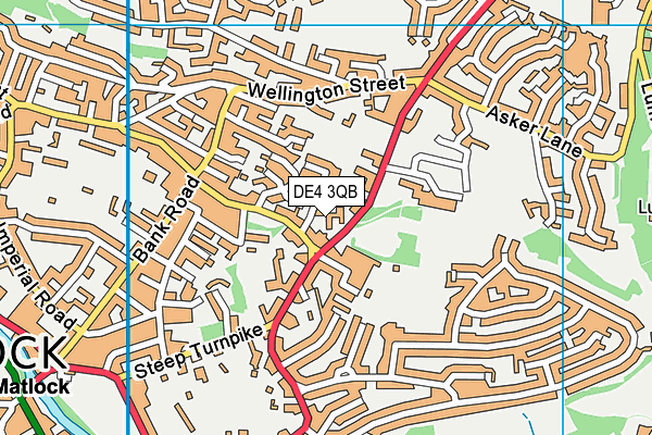 DE4 3QB map - OS VectorMap District (Ordnance Survey) DE4 3QB map - OS VectorMap District (Ordnance Survey)