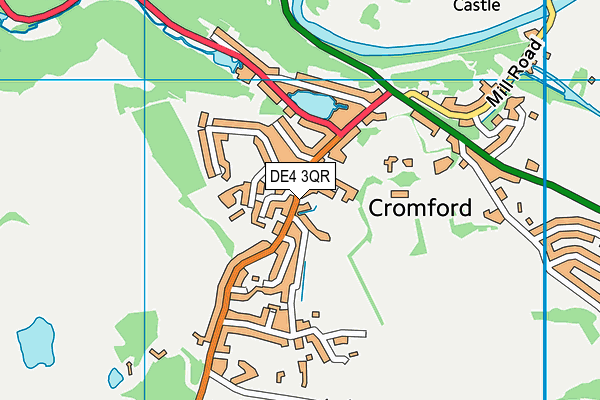 DE4 3QR map - OS VectorMap District (Ordnance Survey) DE4 3QR map - OS VectorMap District (Ordnance Survey)