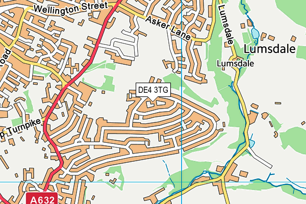 DE4 3TG map - OS VectorMap District (Ordnance Survey) DE4 3TG map - OS VectorMap District (Ordnance Survey)