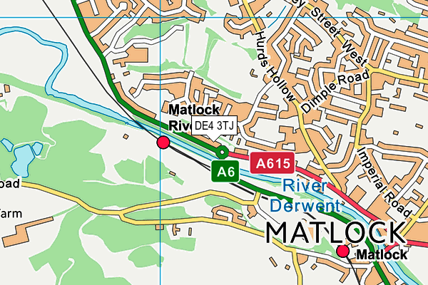 DE4 3TJ map - OS VectorMap District (Ordnance Survey) DE4 3TJ map - OS VectorMap District (Ordnance Survey)