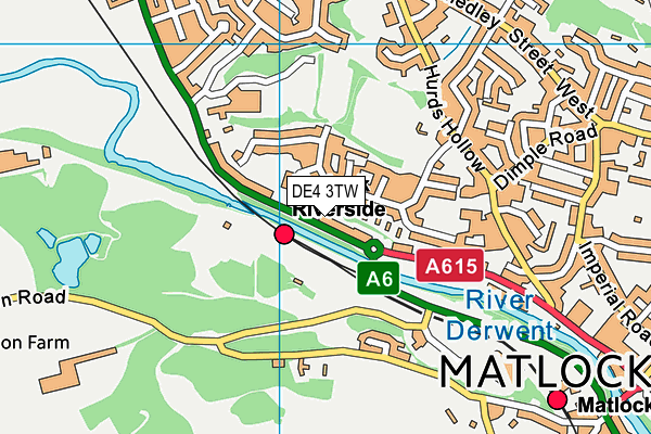 DE4 3TW map - OS VectorMap District (Ordnance Survey) DE4 3TW map - OS VectorMap District (Ordnance Survey)