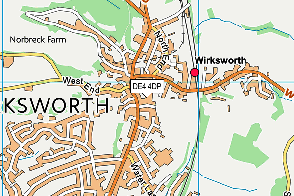 DE4 4DP map - OS VectorMap District (Ordnance Survey) DE4 4DP map - OS VectorMap District (Ordnance Survey)