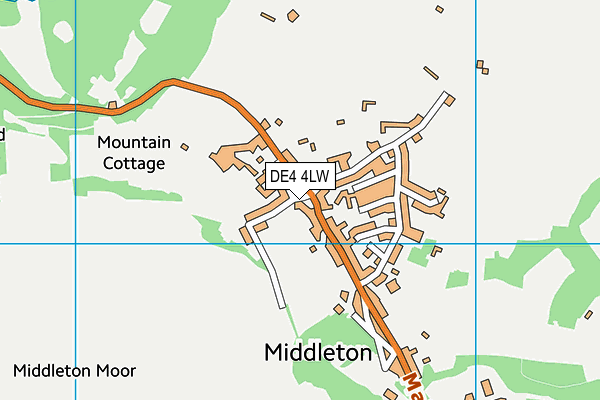DE4 4LW map - OS VectorMap District (Ordnance Survey) DE4 4LW map - OS VectorMap District (Ordnance Survey)