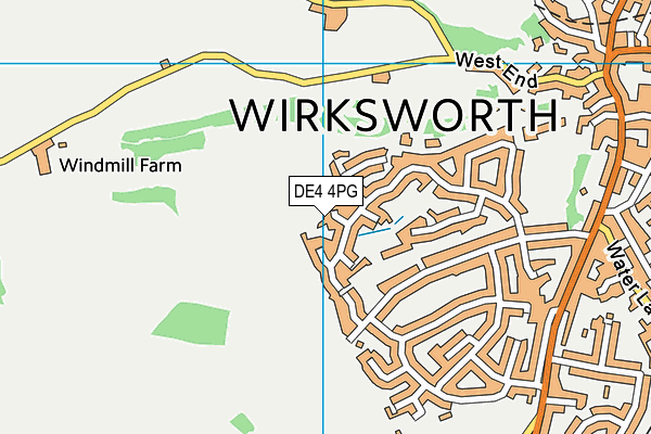 DE4 4PG map - OS VectorMap District (Ordnance Survey) DE4 4PG map - OS VectorMap District (Ordnance Survey)