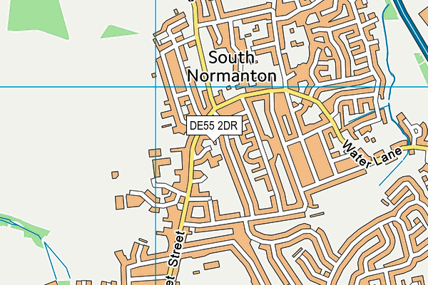 DE55 2DR map - OS VectorMap District (Ordnance Survey) DE55 2DR map - OS VectorMap District (Ordnance Survey)