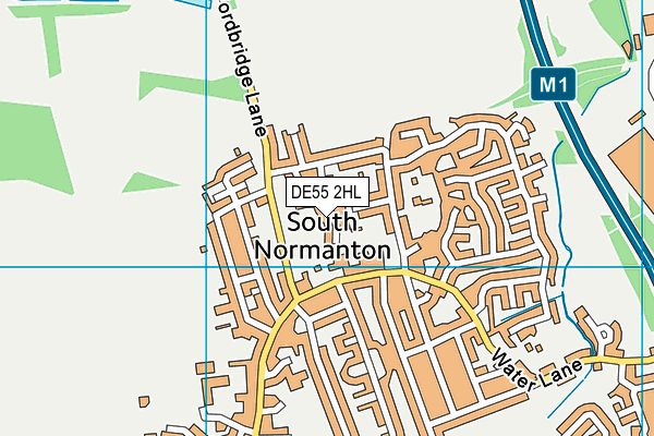DE55 2HL map - OS VectorMap District (Ordnance Survey) DE55 2HL map - OS VectorMap District (Ordnance Survey)