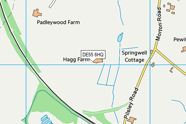 DE55 6HQ map - OS VectorMap District (Ordnance Survey) DE55 6HQ map - OS VectorMap District (Ordnance Survey)