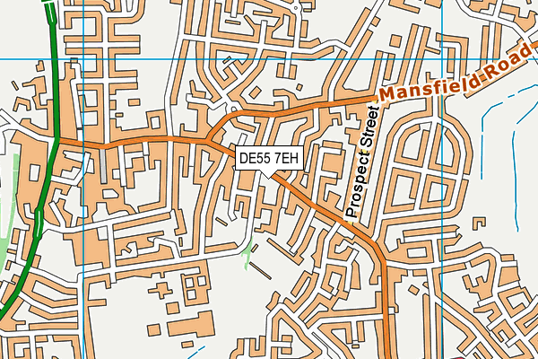 DE55 7EH map - OS VectorMap District (Ordnance Survey) DE55 7EH map - OS VectorMap District (Ordnance Survey)