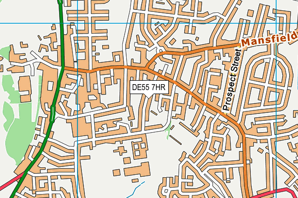 DE55 7HR map - OS VectorMap District (Ordnance Survey) DE55 7HR map - OS VectorMap District (Ordnance Survey)