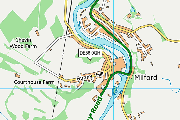 DE56 0QH map - OS VectorMap District (Ordnance Survey) DE56 0QH map - OS VectorMap District (Ordnance Survey)