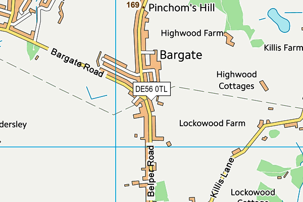 DE56 0TL map - OS VectorMap District (Ordnance Survey) DE56 0TL map - OS VectorMap District (Ordnance Survey)
