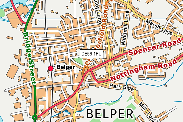 DE56 1FU map - OS VectorMap District (Ordnance Survey) DE56 1FU map - OS VectorMap District (Ordnance Survey)