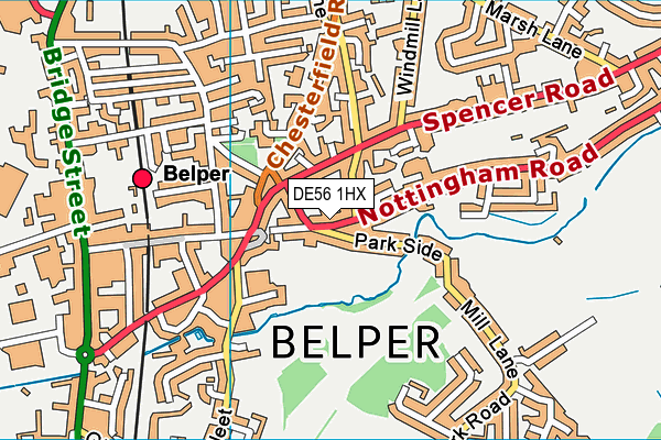 DE56 1HX map - OS VectorMap District (Ordnance Survey) DE56 1HX map - OS VectorMap District (Ordnance Survey)