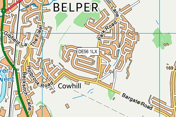 DE56 1LX map - OS VectorMap District (Ordnance Survey) DE56 1LX map - OS VectorMap District (Ordnance Survey)