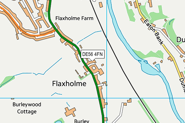DE56 4FN map - OS VectorMap District (Ordnance Survey)