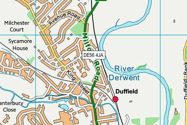 DE56 4JA map - OS VectorMap District (Ordnance Survey) DE56 4JA map - OS VectorMap District (Ordnance Survey)