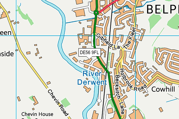 DE56 9FL map - OS VectorMap District (Ordnance Survey) DE56 9FL map - OS VectorMap District (Ordnance Survey)