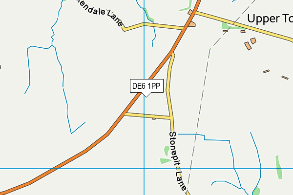 DE6 1PP map - OS VectorMap District (Ordnance Survey) DE6 1PP map - OS VectorMap District (Ordnance Survey)