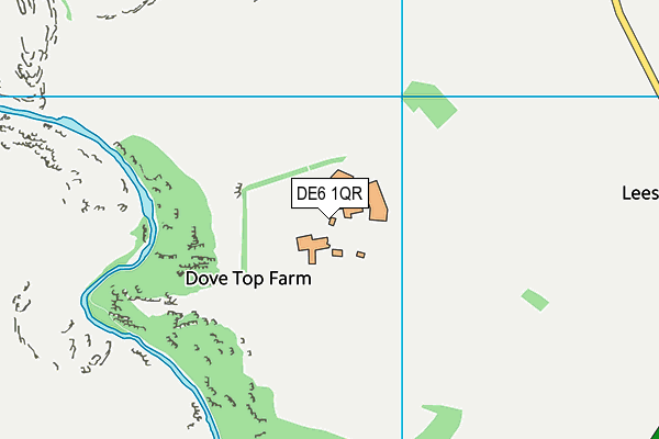 DE6 1QR map - OS VectorMap District (Ordnance Survey) DE6 1QR map - OS VectorMap District (Ordnance Survey)