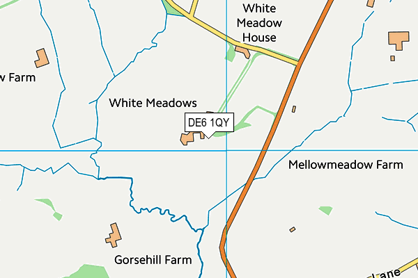 DE6 1QY map - OS VectorMap District (Ordnance Survey) DE6 1QY map - OS VectorMap District (Ordnance Survey)