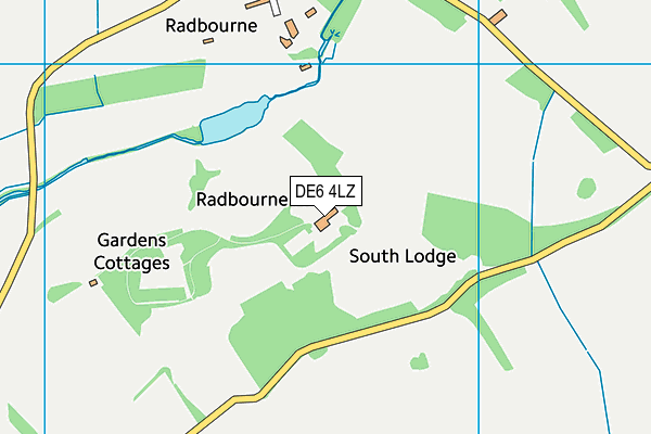 DE6 4LZ map - OS VectorMap District (Ordnance Survey) DE6 4LZ map - OS VectorMap District (Ordnance Survey)