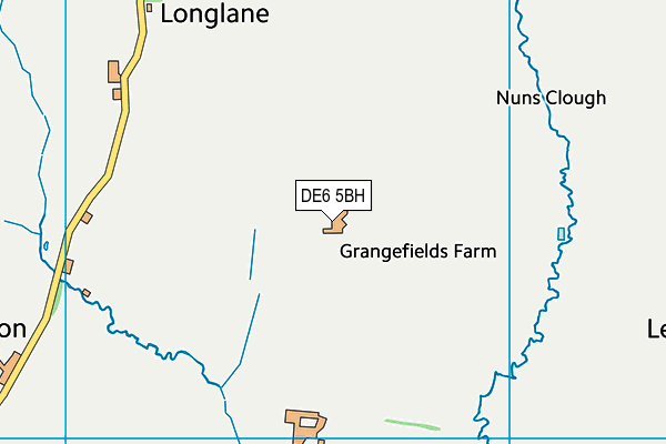 DE6 5BH map - OS VectorMap District (Ordnance Survey) DE6 5BH map - OS VectorMap District (Ordnance Survey)