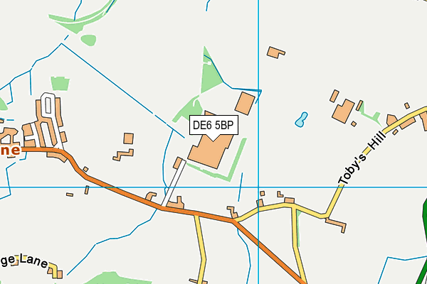 DE6 5BP map - OS VectorMap District (Ordnance Survey) DE6 5BP map - OS VectorMap District (Ordnance Survey)