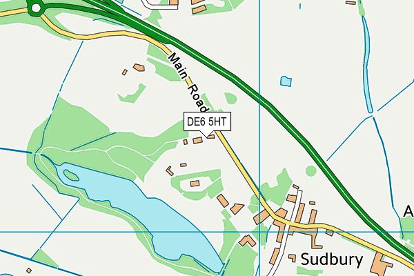 DE6 5HT map - OS VectorMap District (Ordnance Survey) DE6 5HT map - OS VectorMap District (Ordnance Survey)