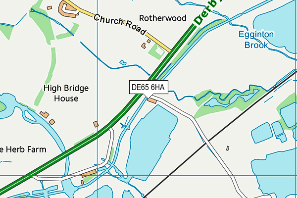 DE65 6HA map - OS VectorMap District (Ordnance Survey) DE65 6HA map - OS VectorMap District (Ordnance Survey)