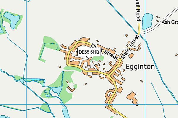 DE65 6HQ map - OS VectorMap District (Ordnance Survey) DE65 6HQ map - OS VectorMap District (Ordnance Survey)