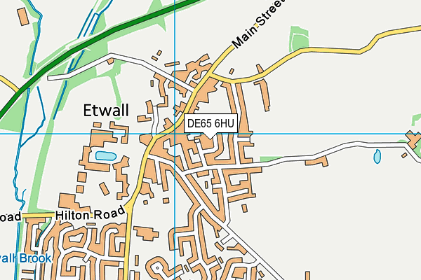 DE65 6HU map - OS VectorMap District (Ordnance Survey) DE65 6HU map - OS VectorMap District (Ordnance Survey)
