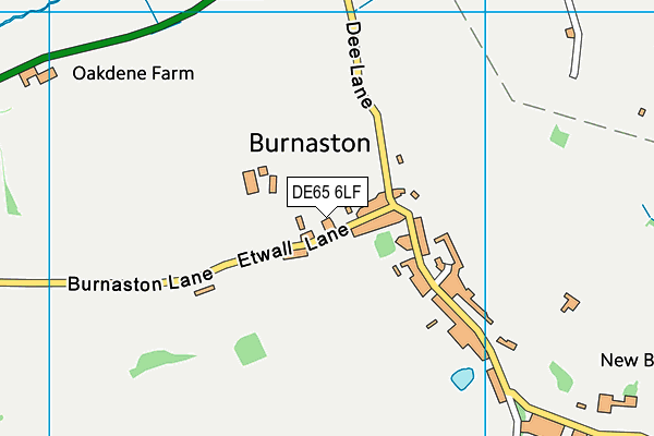 DE65 6LF map - OS VectorMap District (Ordnance Survey) DE65 6LF map - OS VectorMap District (Ordnance Survey)