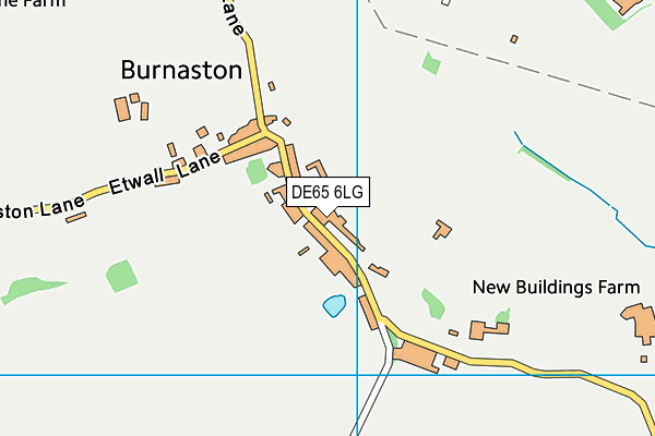 DE65 6LG map - OS VectorMap District (Ordnance Survey) DE65 6LG map - OS VectorMap District (Ordnance Survey)