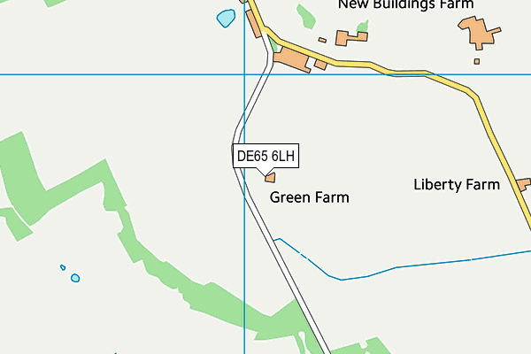 DE65 6LH map - OS VectorMap District (Ordnance Survey) DE65 6LH map - OS VectorMap District (Ordnance Survey)